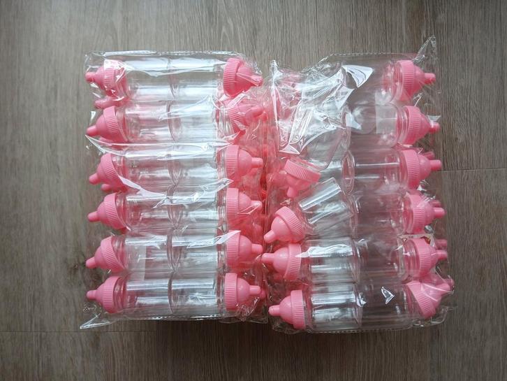Baby flesjes geboortetraktaties of gender reveal uitverkoop!, Hobby en Vrije tijd, Feestartikelen, Nieuw, Versiering, Geboorte of Huwelijk