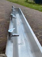Wasbak franke rvs 240cm wastrog grohe kranen spoelbak trog, Doe-het-zelf en Verbouw, Ophalen of Verzenden, Zo goed als nieuw