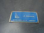 OUD BEDRIJFSPLAATJE JACHTBOUW J.B. KOOIJMAN, Verzenden, Gebruikt, Overige typen