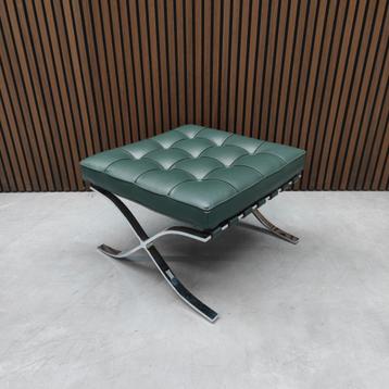 Knoll - Barcelona chair ottoman Bauhaus groen beschikbaar voor biedingen