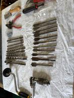 Gereedschap set: Boorinstallatie, plaatschaar, Ophalen of Verzenden, Gebruikt