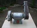 Kinzo slijpmachine / band schuurmachine, Doe-het-zelf en Verbouw, Ophalen, Gebruikt, Minder dan 700 watt, Werkbankslijpmachine