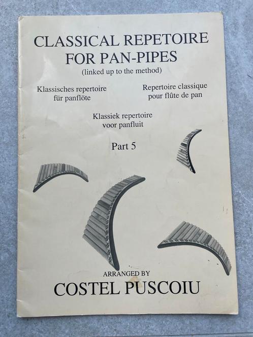 Klassiek Repertoire Panfluit Deel 5, Muziek en Instrumenten, Bladmuziek, Gebruikt, Artiest of Componist, Klassiek, Overige instrumenten