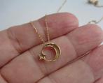 14 karaat gouden ketting 585 met Turks symbool [168], Sieraden, Tassen en Uiterlijk, Met hanger, Verzenden, Zo goed als nieuw