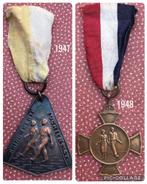 KTT Kring Twente Tochten wandelsport medaille 1947 - 1948, Postzegels en Munten, Ophalen of Verzenden, Overige materialen, Nederland