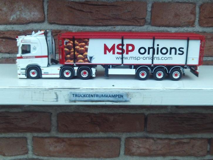 WSI  Scania  R  Normal  van  M.S.P.  Onions., Hobby en Vrije tijd, Modelauto's | 1:50, Nieuw, Bus of Vrachtwagen, Wsi, Ophalen of Verzenden