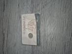 Schulman zilveren vijf cent in coincard 1850, Postzegels en Munten, Ophalen of Verzenden, Koning Willem III, 5 cent