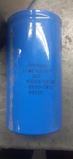 condensator bank 16 * Powerlytic 36D 40000μF 50V, Ophalen of Verzenden, Gebruikt