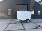 Humbaur gesloten enkelasser 250x130x150 Oprijklep + Mover, Auto diversen, Aanhangers en Bagagewagens, Gebruikt