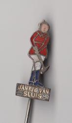 Jantje van Sluis Bier emaille zeldzaam speldje, Gebruikt, Niet vindbaar, Niet vindbaar, Speldje of Pin