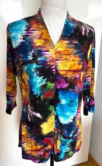 Frankenwalder kleurige top /shirt maat 42[v] beschikbaar voor biedingen