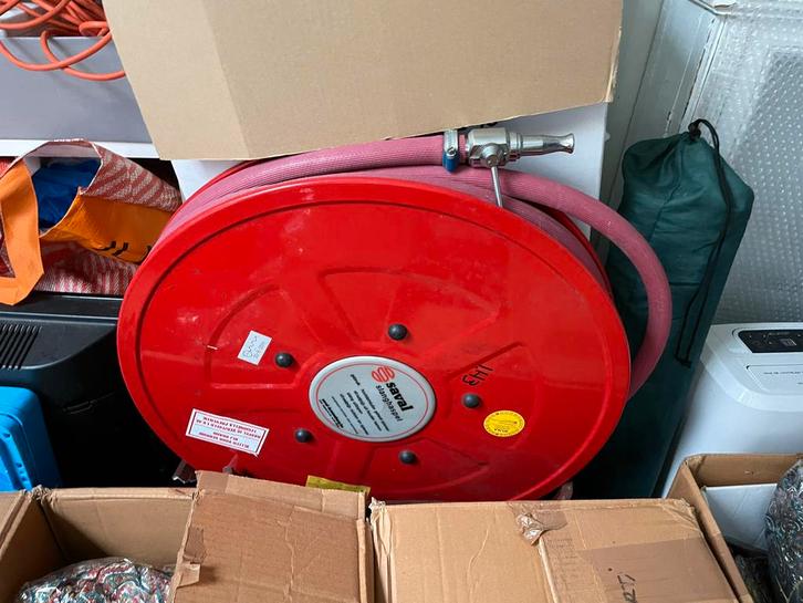 Saval Brandslang slanghaspel, Huis en Inrichting, Brandblussers en Brandkasten, Ophalen of Verzenden