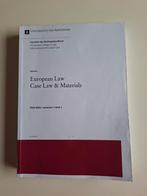 European Law Case Law & Materials UvA 2024/2025, Ophalen of Verzenden, Zo goed als nieuw, WO