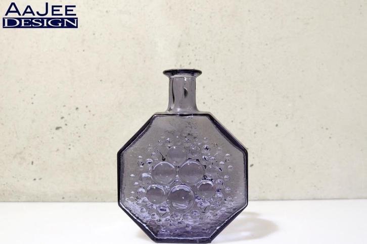 Riihimäen Lasi - Nanny Still - Stella Polaris - Neodymium, Huis en Inrichting, Woonaccessoires | Vazen, Gebruikt, Overige kleuren