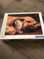 Nieuwe puzzel 500 stukjes - Hond en Kat, Ophalen of Verzenden, 500 t/m 1500 stukjes, Nieuw, Legpuzzel