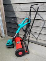 Grasmaaier hurricane en bermmaaier bosch, Tuin en Terras, Grasmaaiers, Cirkelmaaier, Ophalen, Zo goed als nieuw