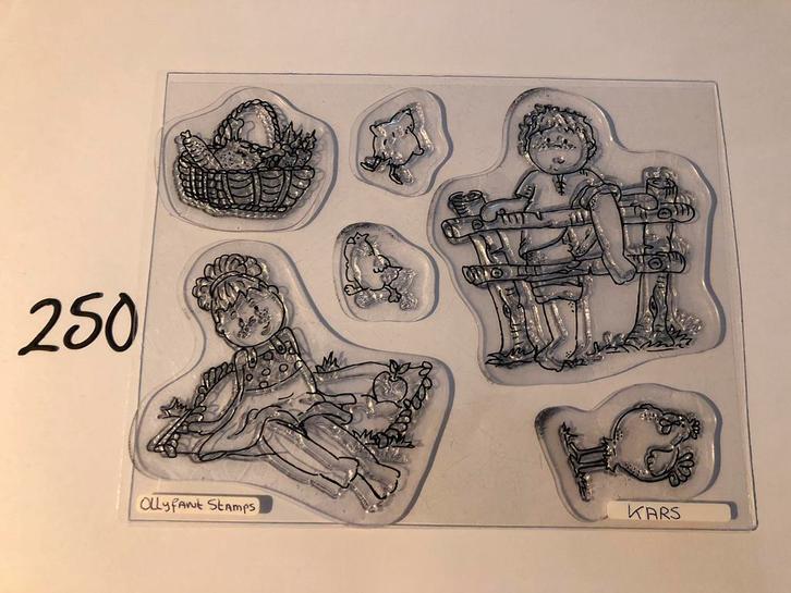 Stempels deel 14, Hobby en Vrije tijd, Stempelen, Zo goed als nieuw, Clearstamp, Ophalen of Verzenden