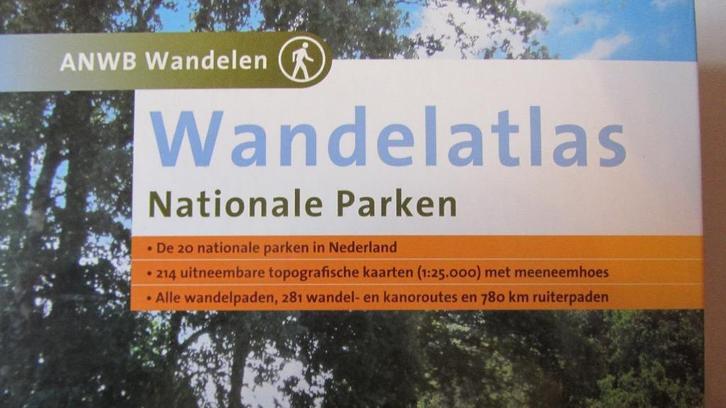 ANWB wandelatlas Nationale Parken, Boeken, Natuur, Zo goed als nieuw, Vogels, Ophalen of Verzenden