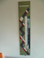 EMAILLE THERMOMETER"UTRECHT LEVENSVERZEKERINGEN"JAREN 50/60, Ophalen of Verzenden, Gebruikt, Reclamebord