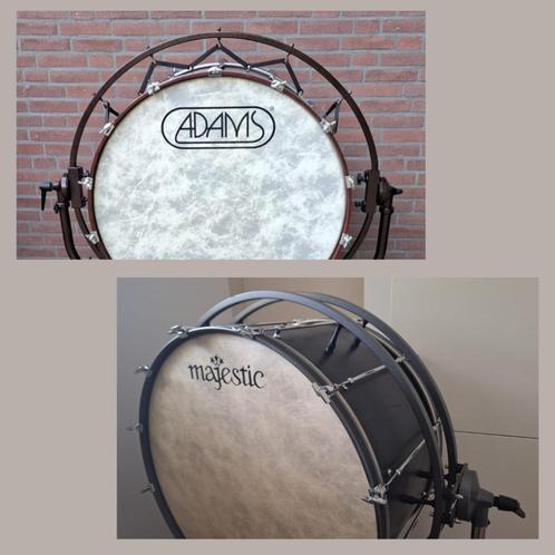 Majestic en Adams concertbassdrum - grote trom - 32x18 inch, Muziek en Instrumenten, Percussie, Gebruikt, Trommel, Ophalen of Verzenden