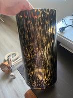 Mooie cheetah vaas, Huis en Inrichting, Woonaccessoires | Vazen, Ophalen of Verzenden, Zo goed als nieuw, Glas, Minder dan 50 cm