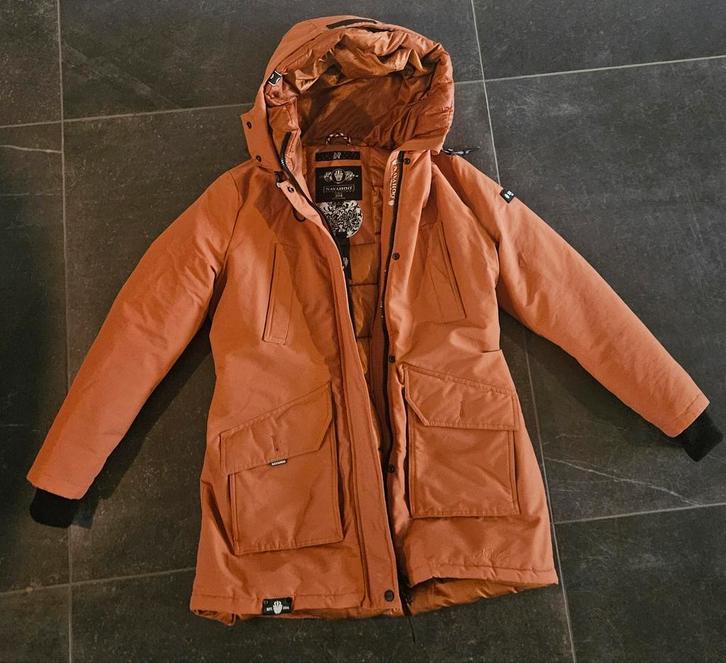 Navahoo Rusty Cinnamon Parka, Kleding | Dames, Jassen | Winter, Zo goed als nieuw, Maat 38/40 (M), Ophalen of Verzenden