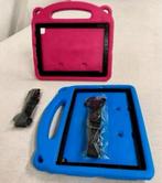 Tablethoes tablet-hoes blauw roze Ipad air pro 11 2018-2025, Computers en Software, Tablet-hoezen, 11 inch, Nieuw, Bescherming voor- en achterkant