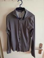 Desoto Overhemd S - Bruin, Beige, Blauw, Ophalen of Verzenden, Zo goed als nieuw, Halswijdte 38 (S) of kleiner