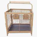 ZGAN Transport Kooi voor vogels / papegaai Goud /Brons, Ophalen of Verzenden, Zo goed als nieuw, Metaal, Vogelkooi