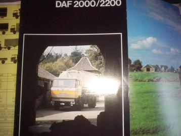 DAF 2000/2200/2205 brochure/folder 1977 Vlaams Nederlands beschikbaar voor biedingen