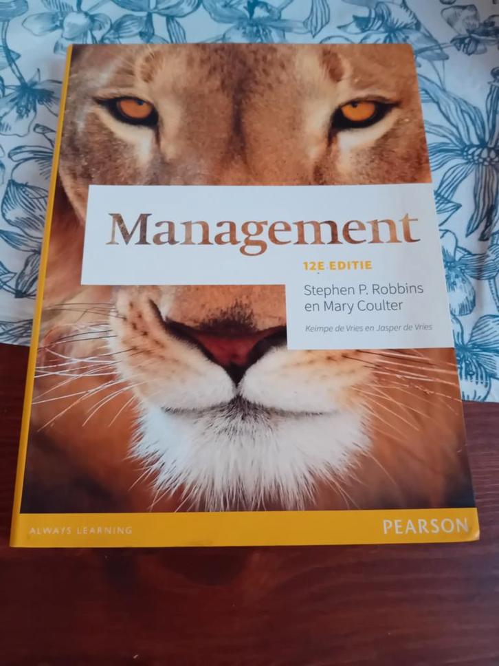 Stephen P. Robbins - Management, Boeken, Schoolboeken, Zo goed als nieuw, Nederlands, Overige niveaus, Ophalen of Verzenden
