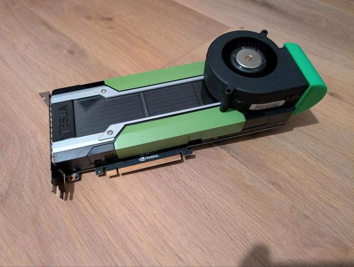 Nvidia Tesla M40 GPU, 12GB met fan, Computers en Software, Videokaarten, Gebruikt, Nvidia, PCI-Express 3.0, GDDR5, Ophalen of Verzenden