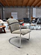 Dutch Originals Gispen 414 fauteuil by W.H. Gispen, Ophalen, Gebruikt, Minder dan 75 cm, Vintage