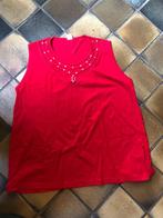 mooi hemdje netstof bij hals maat 50, Met, Zo goed als nieuw, Rood, Shirt of Top