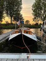 Kajuitsloep / Grundel 6.65 platbodem, Watersport en Boten, Ophalen, Gebruikt, Binnenboordmotor, 6 meter of meer