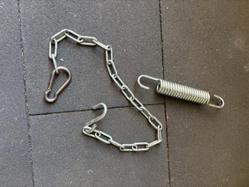 Ophangset met veer voor hangstoel - stevig & veilig beschikbaar voor biedingen
