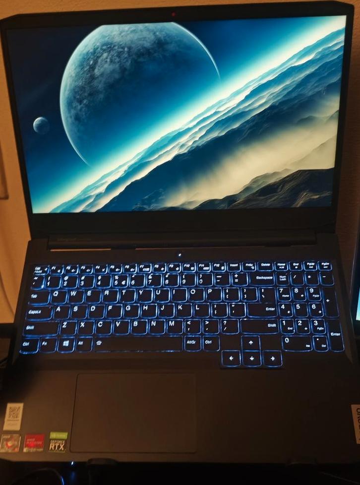 Lenovo IdeaPad Gaming 3 - Refurbished, Computers en Software, Windows Laptops, Refurbished, 15 inch, SSD, 3 tot 4 Ghz, 8 GB, Qwerty