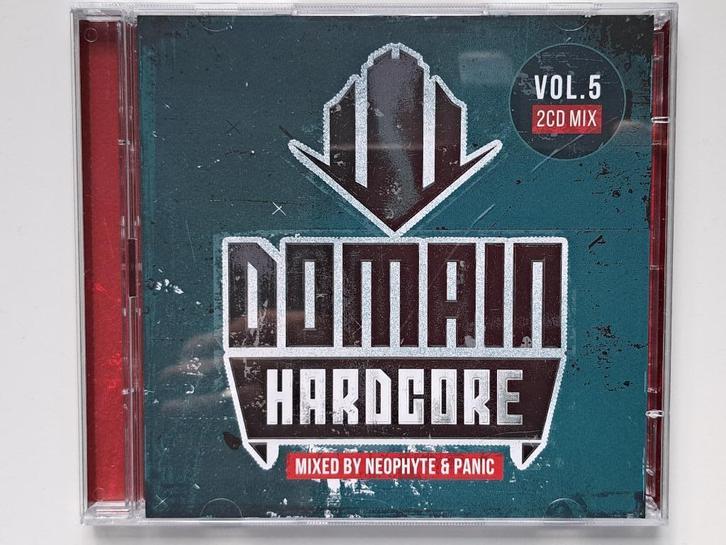 Domain Hardcore Vol 5 2CD 2014 neophyte gabber thunderdome, Cd's en Dvd's, Cd's | Dance en House, Zo goed als nieuw, Dance Populair