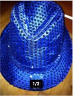 Carnavals hoedje + handschoenen maat S, Kleding | Dames, Carnaval, Ophalen of Verzenden, Zo goed als nieuw, Accessoires