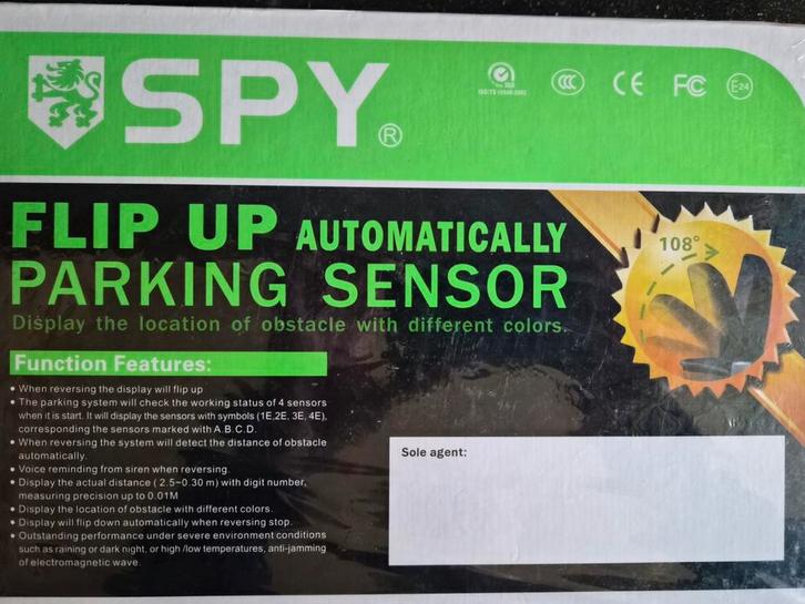 SPY Parkeersensor - Draadloos, Auto diversen, Achteruitrijcamera's, Nieuw, Draadloos, Ophalen of Verzenden