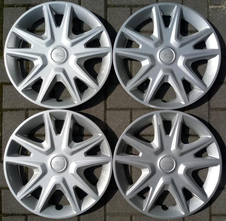 # Nette Set Ford Wieldoppen 15 inch Origineel o.a Fiesta #, Auto diversen, Wieldoppen, Gebruikt, Ophalen of Verzenden
