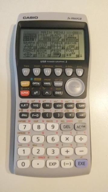 Casio Rekenmachine fx-9860GII. beschikbaar voor biedingen