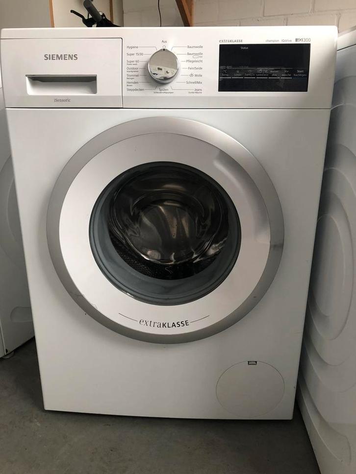 €299 A+++ 8kg Wasmachine Siemens iQ300 MET GARANTIE, Witgoed en Apparatuur, Wasmachines, Zo goed als nieuw, Voorlader, 8 tot 10 kg