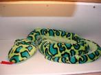 SEMO SLANG PLUCHE FELGROEN MET PETROLGROENE/ZWARTE, Ophalen of Verzenden, Nieuw, Overige typen