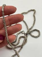 C455 Prachtige zilveren koningsketting 91 cm | 43 gram, Sieraden, Tassen en Uiterlijk, Kettingen, Ophalen of Verzenden, X, Zilver