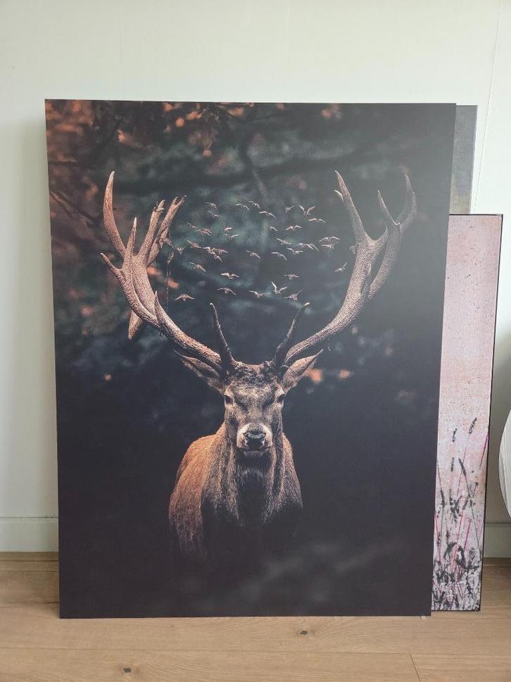 Schilderij op dibond - 60 x 80 cm, Huis en Inrichting, Woonaccessoires | Schilderijen, Tekeningen en Foto's, Zo goed als nieuw