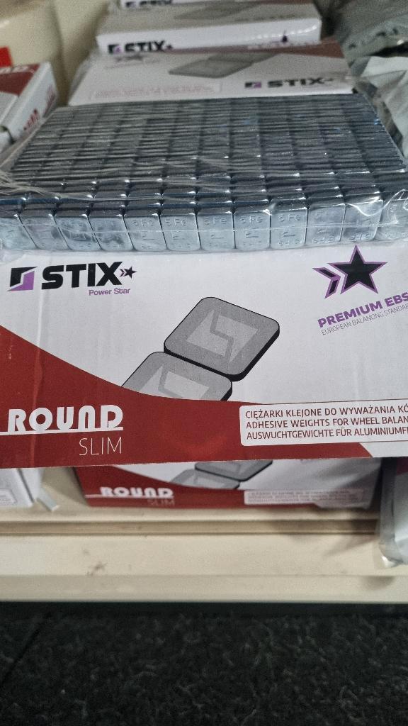 100 Strips Plaklood Gegalvaniseerde 12x5 Gram - Kleefgewicht, Auto diversen, Overige Auto diversen, Ophalen of Verzenden