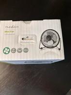 Nieuwe Nedis Mini USB Ventilator, Ophalen of Verzenden, Nieuw, Tafelventilator