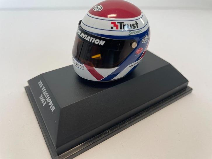 Helm Jos Verstappen Minardi 2003 1/8, Verzamelen, Automerken, Motoren en Formule 1, Zo goed als nieuw, Auto's, Ophalen of Verzenden