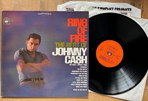 JOHNNY CASH - Ring of fire: The best of ( LP ), Cd's en Dvd's, Vinyl | Country en Western, Zo goed als nieuw, 12 inch, Ophalen of Verzenden